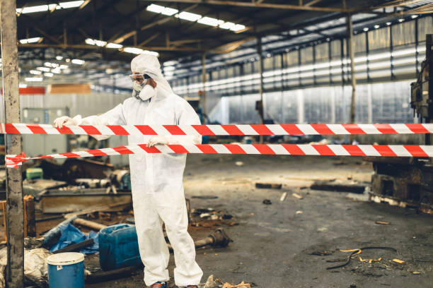Professional Unattended Death Cleanup technician working in Auburndale, FL